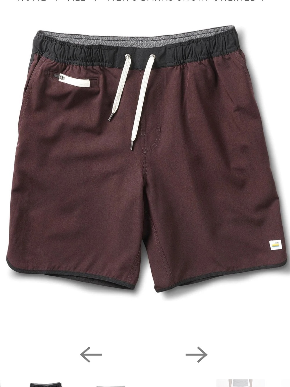 Vuori Men’s Banks Shorts